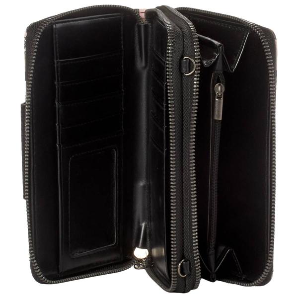Womens Ed Hardy Ella Camo Crossbody Wallet