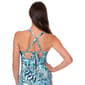 Womens Jantzen Palm Camouflage Wrap Tankini Swim Top - image 2