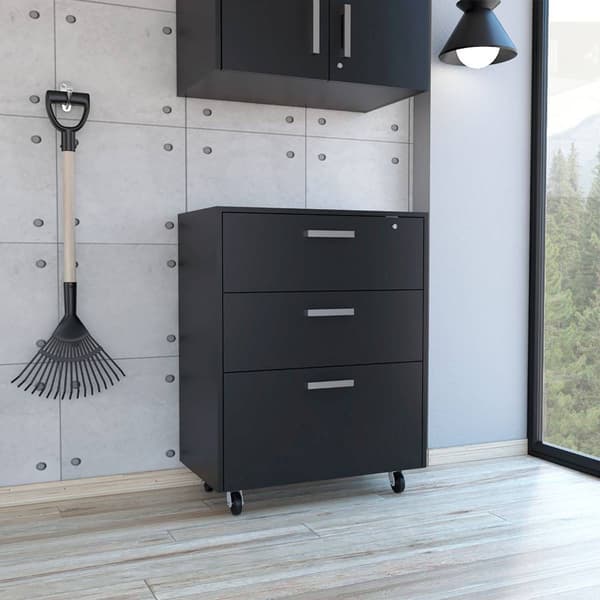 FM FURNITURE Penny 3 Drawer Storage Cabinet