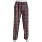 Mens Preswick & Moore(R) Flannel Plaid Sleep Pants - Burgundy - image 1