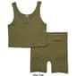 Juniors One Step Up Chevron Tank &amp; Biker Shorts Set - image 3