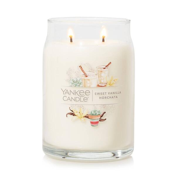 Yankee Candle&#40;R&#41; 20oz. Sweet Vanilla Horchata Jar Candle - image 