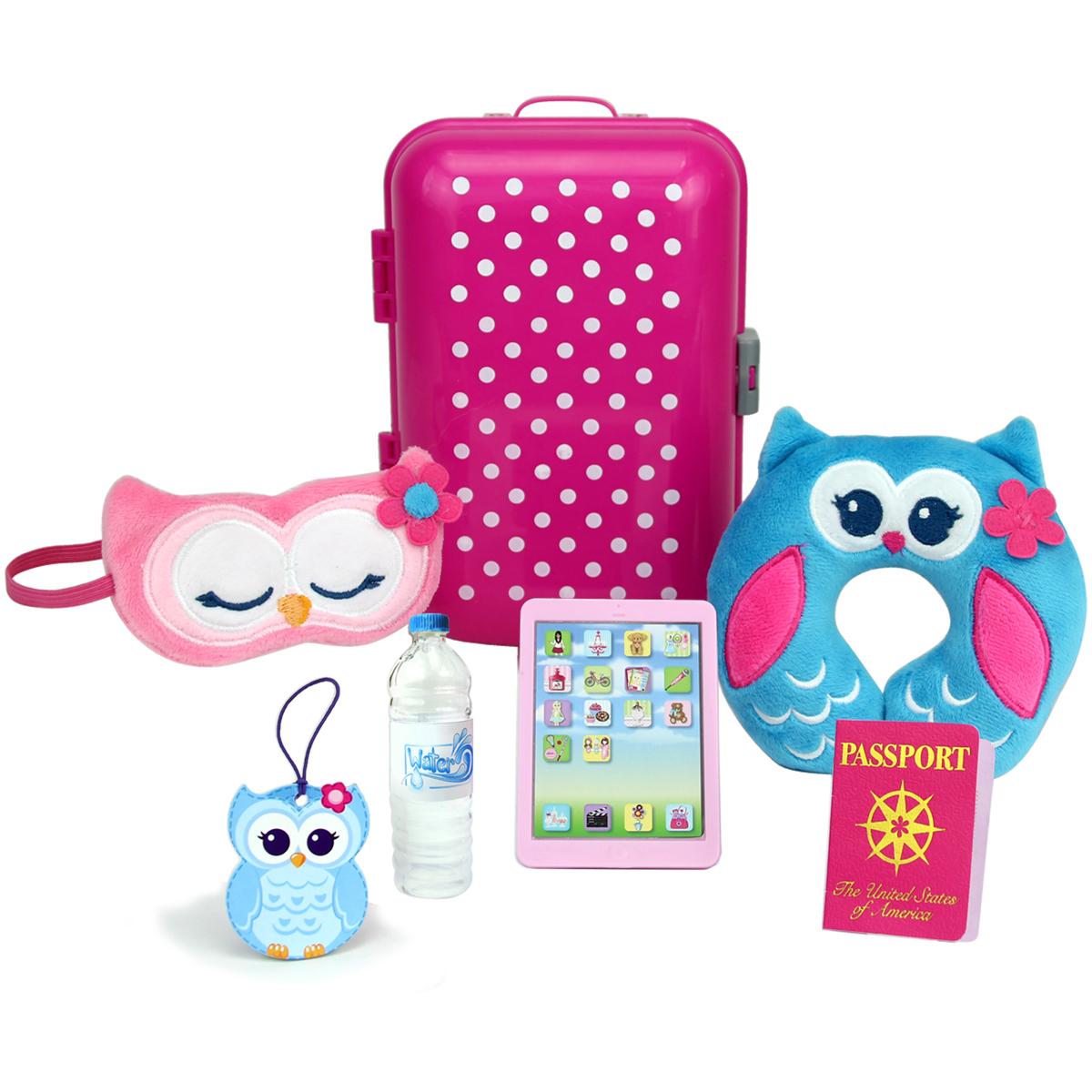 Sophia's® Travel Suitcase Set - Hot Pink