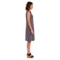 Womens MSK Sleeveless Vine Half O-Ring Zip Neck Shift Dress - image 3