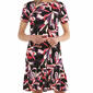 WomenS Tiffany & Grey Short Sleeve Abstract Ruffle Shift Dress - image 3