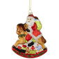 Northlight Santa on a Rocking Horse Glass Christmas Ornament - image 5