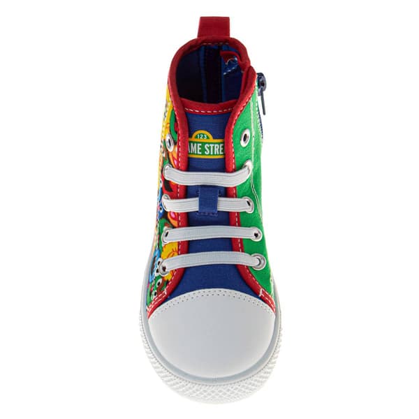 Little Kid Sesame Street All Your Friends Hi-Top Fashion Sneakers
