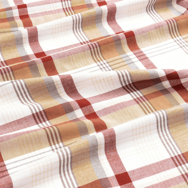 Threadmade Seneca Plaid Harvest Cotton Napkins - Set of 8