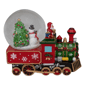 Northlight 8.5in. Green & Red Christmas Train Snow Globe - image 3