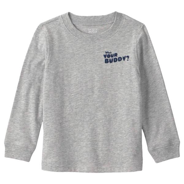 Toddler Boy Carter''s(R) Who''s Your Buddy Dog Long Sleeve Tee - image 