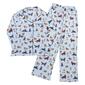Womens Karen Neuburger Pups Long Sleeve Notch Collar Pajama Set - image 1