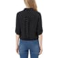 Plus Size NY Collection 3/4 Sleeve Dots Casual Button Down - image 2