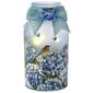 Transpac Blue Bird & Hydrangea LED Lantern - image 1