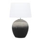 9th & Pike(R) Black Round Ceramic Transitional Table Lamp - image 1