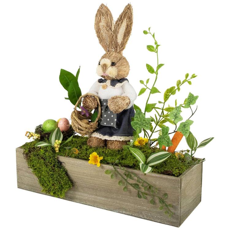 Northlight Seasonal Boxed Garden w/ Bunny Easter Décor