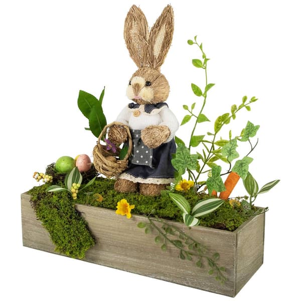 Northlight Seasonal Boxed Garden w/ Bunny Easter D&#233;cor