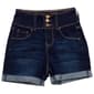 Girls (7-14) YMI(R) 3 Button High Rise Rolled Hem Denim Shorts - image 1
