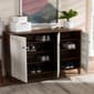 Baxton Studio Coolidge 8 Shelf Wood Shoe Storage Cabinet - image 8