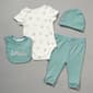 Baby Boy &#40;NB-9M&#41; Rene Rofe&#40;R&#41; 4pc. Smiles Bodysuit & Pants Set - image 1