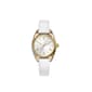 Womens Gold-Tone Round Light Grey Dial Watch - 14891G-07-B03 - image 1
