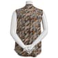 Womens Nottations Sleeveless Puff Pleated Henley Blouse - image 3