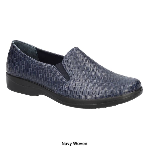 Womens Easy Street Eternity Woven Slip-On Flats