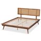 Baxton Studio Nura Mid-Century Modern Wood Full-Size Platform Bed - image 3