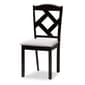 Baxton Studio Nesa Modern Dark Brown Wood 5pc. Dining Set - image 2