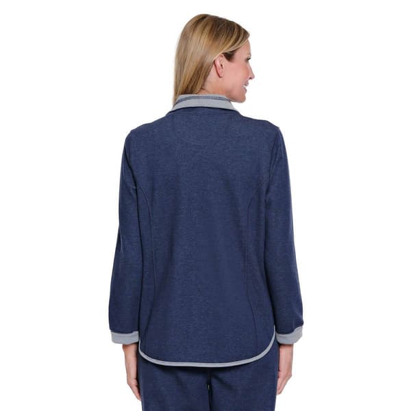 Womens Multiples Zip Up Drawstring Reversible Jacket