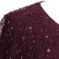 Petite SLNY Flutter Sleeve Solid Glitter Mesh Maxi Dress - image 3