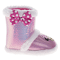 Toddler Girls Disney™ Warm Fluffy Minnie Mouse Slippers Booties - image 2