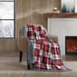 Eddie Bauer Parkwood Plaid Plush-Fleece Reversible Throw - image 2