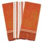 DII&#40;R&#41; Burnt Orange Sonoma Harvest Kitchen Towel Set Of 3 - image 1