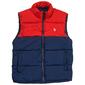 Mens U.S. Polo Assn.(R) Color Block Puffer Vest - Navy - image 1