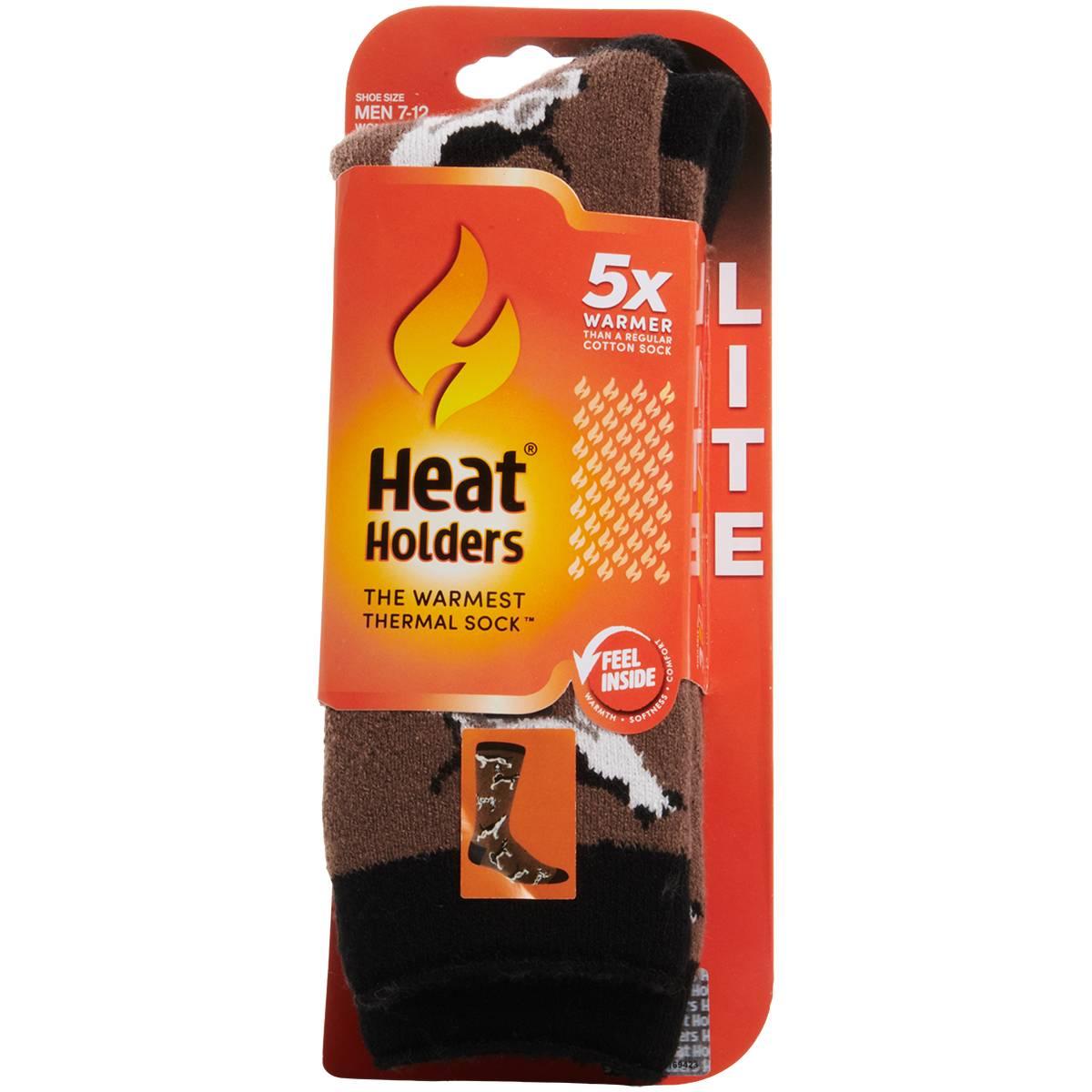 Mens Heat Holders(R) Lite John Dogs Quarter Socks