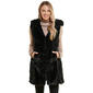 Womens Steve Madden Long Faux Fur Vest - image 3
