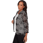 Petite Alfred Dunner Detail Driven Two In One Mesh Blouse - image 4