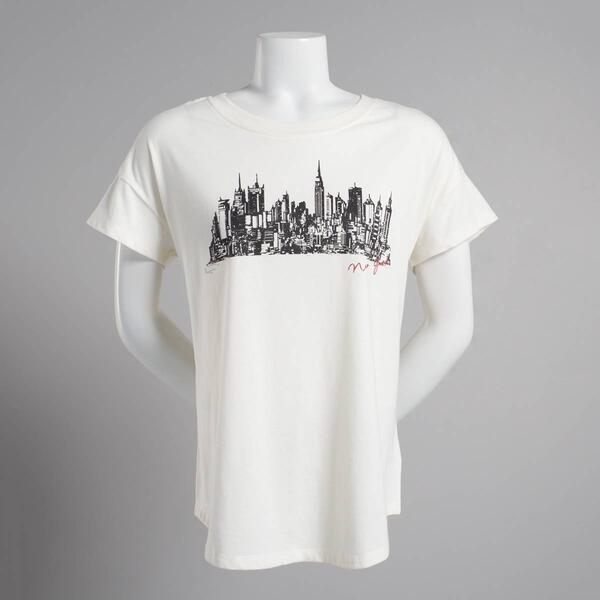 Juniors No Comment New York Or Nowhere Graphic Tee