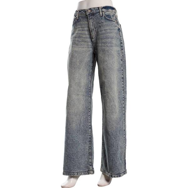 Juniors Celebrity Pink Ultra High Rise Baggy Wide Leg Jeans - image 