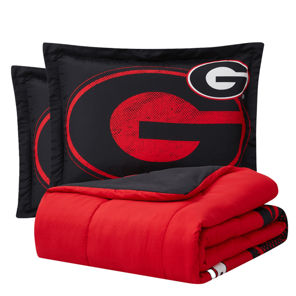 Sweet Home Collection NCAA Georgia Bulldogs Comforter Set