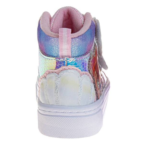 Little Girls Disney The Little Mermaid High Top Fashion Sneakers