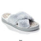 Womens Dearfoams® Miranda Plush Pile X-Band Slide Slippers - image 5