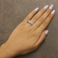 Haus of Brilliance 1ctw. Lab Grown Diamond 3 Row Band Ring - image 6