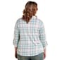Juniors Plus No Comment Mackenzie Flannel Shirt - image 2