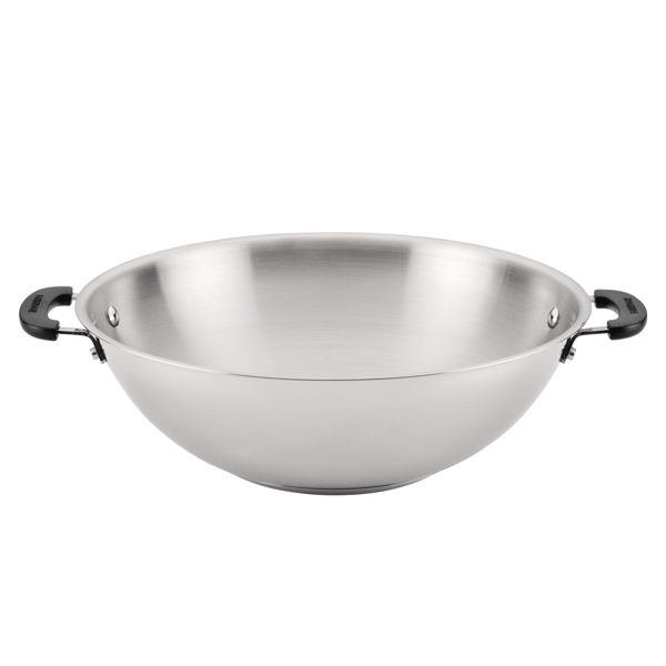 Farberware 14in. Stainless Steel Brilliance Wok