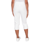 Petite Alfred Dunner Port Side Pull On Pearl Hem Capris - image 2