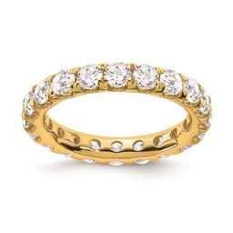 Pure Fire 14kt. Yellow Gold Lab Grown Diamond Eternity Band