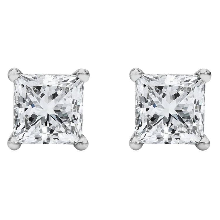 Haus of Brilliance 1/2ctw. Lab Grown Diamond Square Stud Earrings