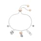 Shine Always and Forever Sisters Heart Charm Bolo Bracelet - image 1