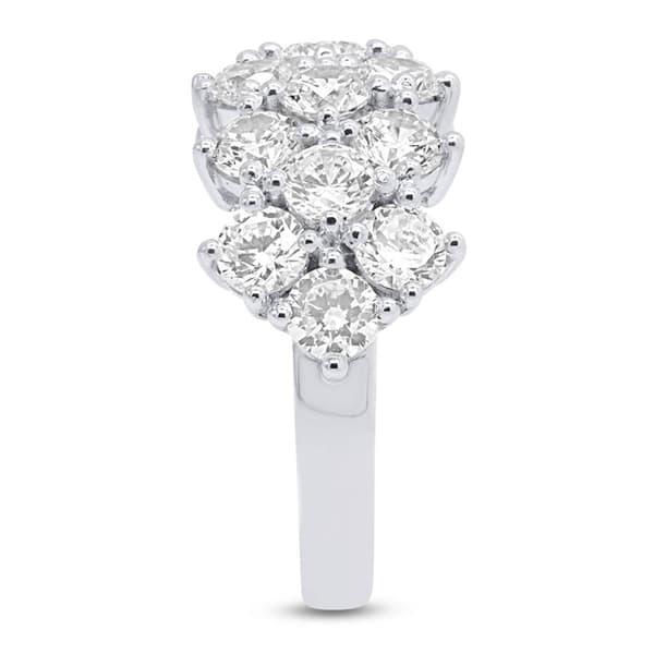 Nova Star® Sterling Silver 3ctw. Lab-Grown Diamond Fashion Ring